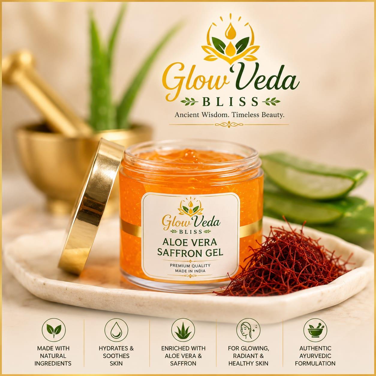 Aloe Vera Saffron Gel