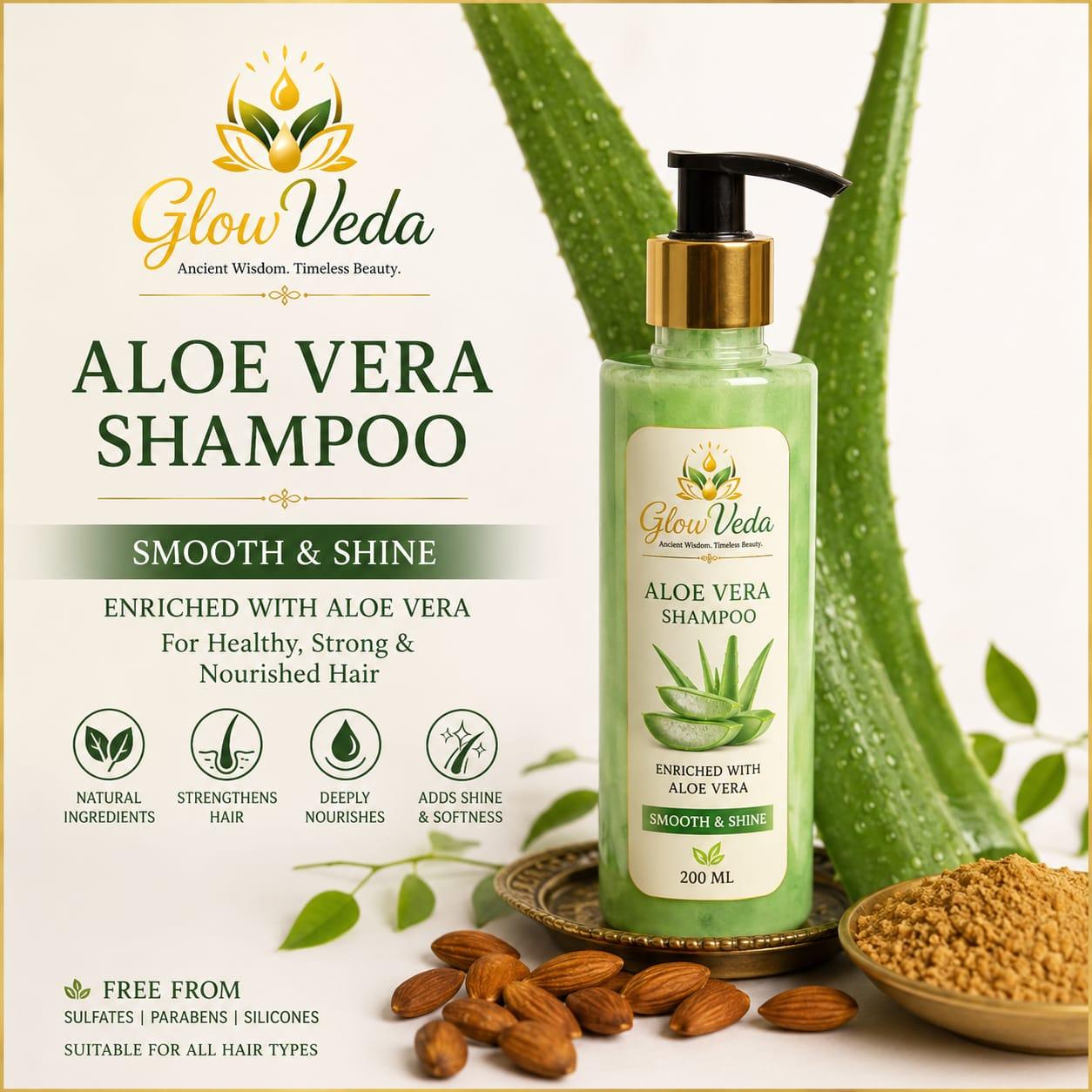 Aloe Vera Shampoo — Smooth & Shine