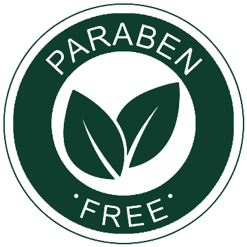 Paraben-free certification badge